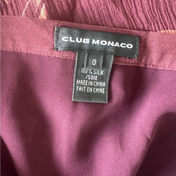 Club Monaco Floral Silk Skirt - Picture 4 of 4